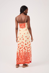 Vestido Cropped Linho Estampa Guarás