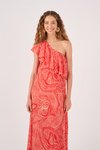 Vestido Cropped Estampa Lagoa Guará