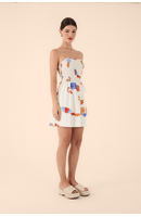 Vestido Curto Estampa Sol