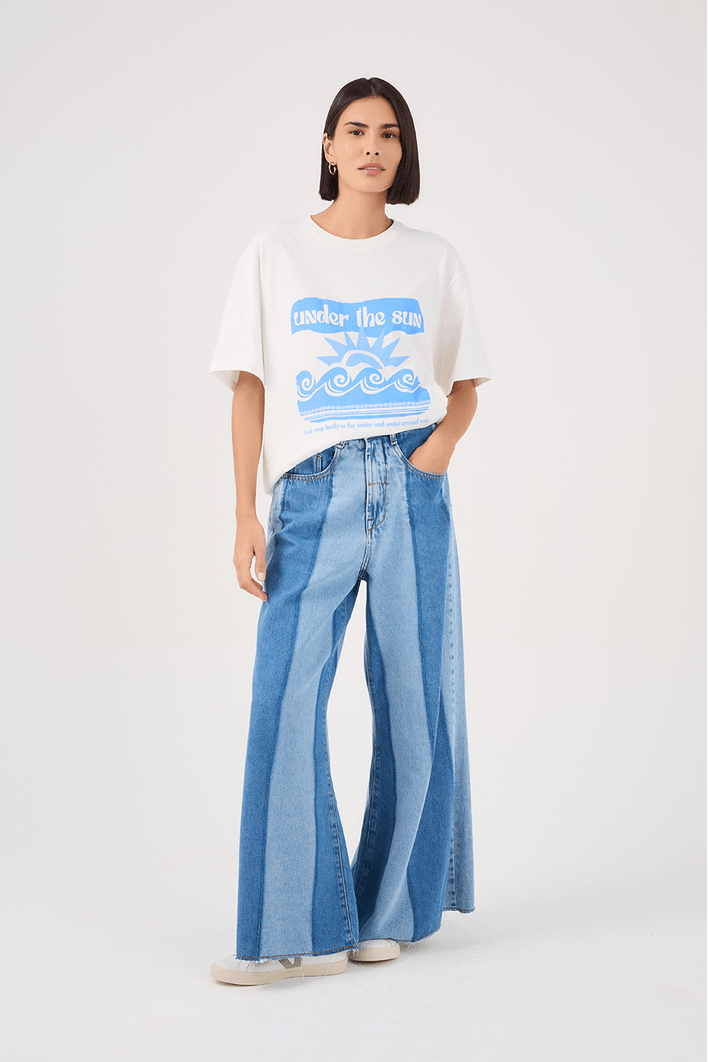 T-shirt Silk Under The Sun