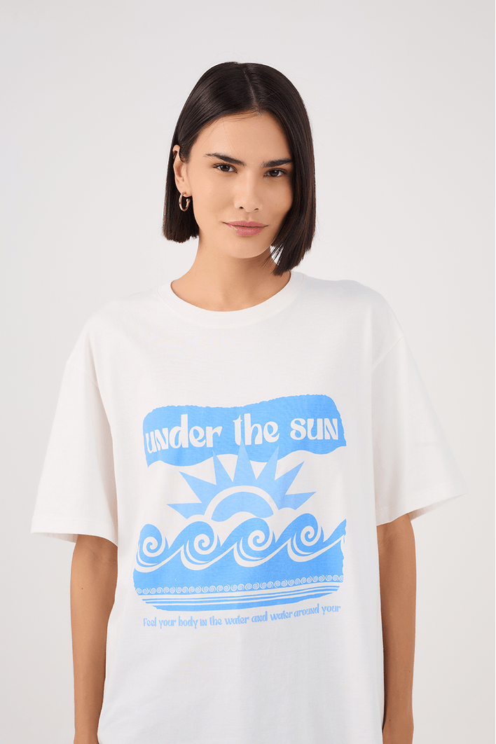 T-shirt Silk Under The Sun