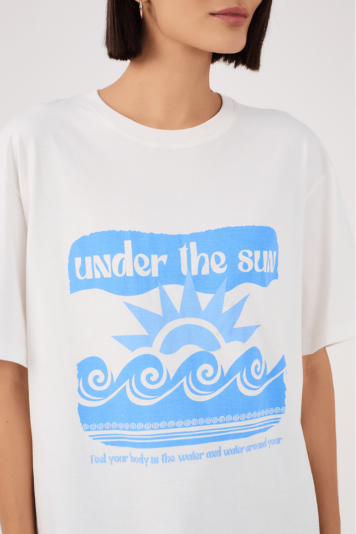 T-shirt Silk Under The Sun