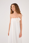 Vestido Amplo Tqc Com Broche Flor