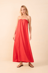 Vestido Cropped Linho Bordado Paete