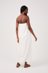 Vestido Cropped Linho Bordado Paete