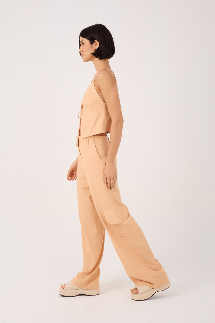 Calça Linho Cargo