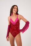Body Com Franja Carnaval