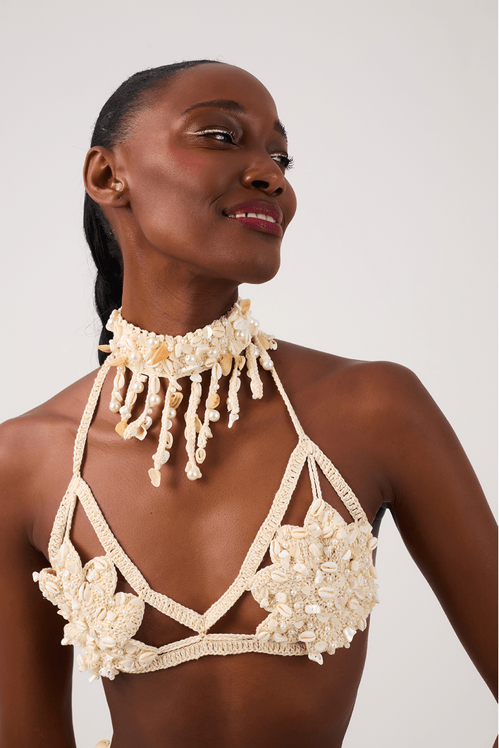 Top Crochet Bordado