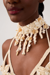 Colar Crochet Bordado