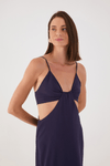 Vestido Cropped Decote Lateral