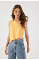 Blusa Linho Assimetrica Ombro So