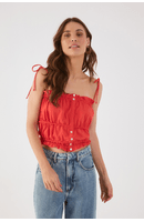 Blusa Bata Franzida