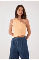 Blusa Linho Assimetrica Ombro So