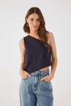 Blusa Linho Assimetrica Ombro So