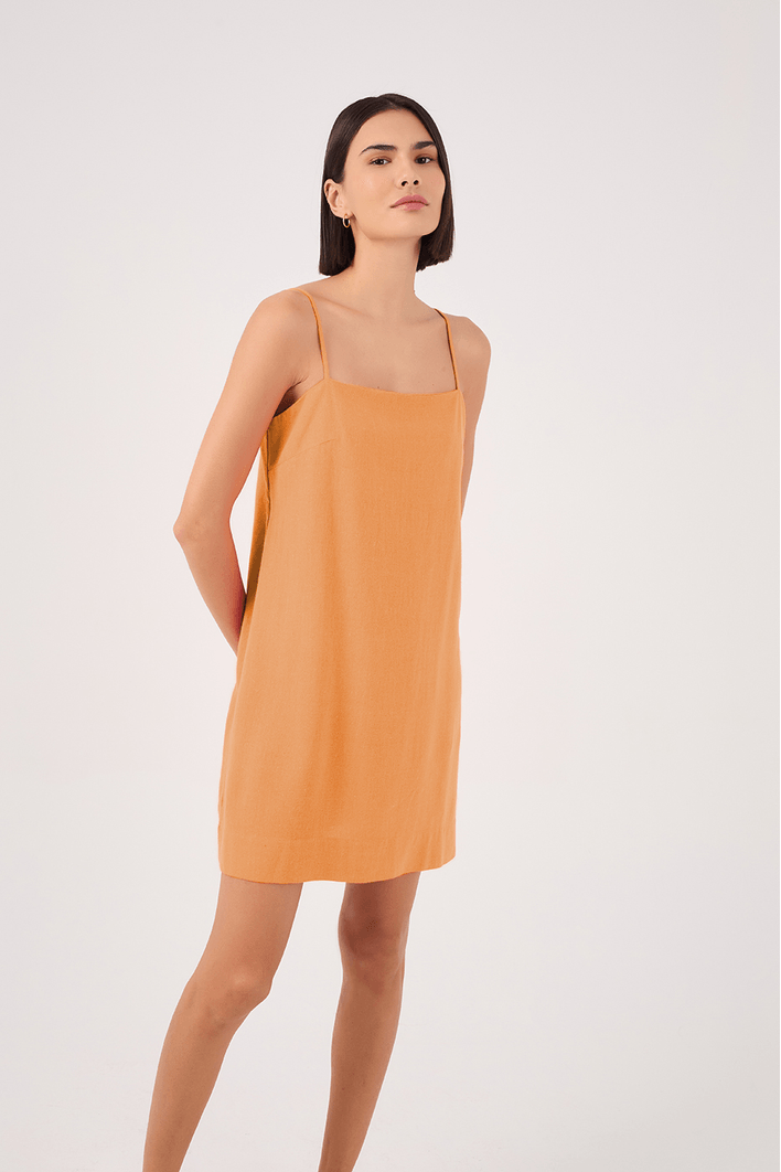 Vestido Linho Retinho