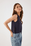 Blusa Linho Assimetrica Ombro So