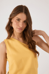 Blusa Linho Assimetrica Ombro So