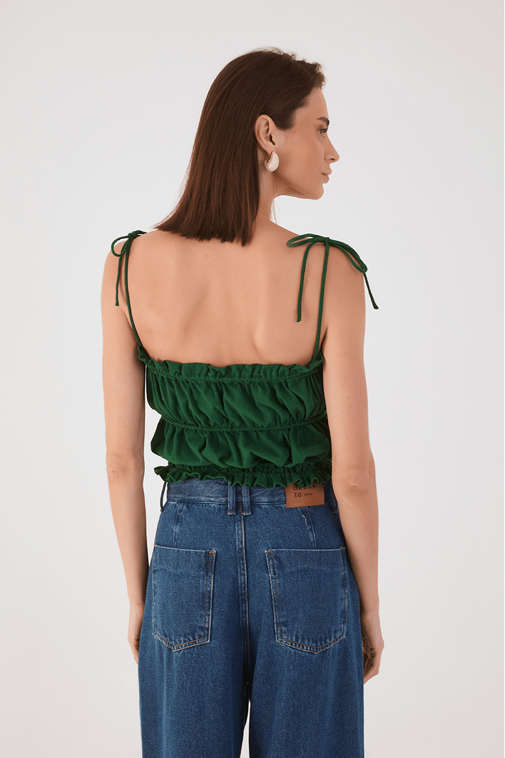 Blusa Bata Franzida
