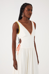Vestido Cropped Linho Vivos Coloridos
