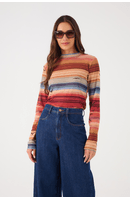 Blusa Tule Estampa Arpoador