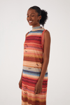 Vestido Tule Estampa Arpoador