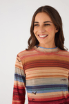 Blusa Tule Estampa Arpoador