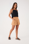 Short Linho Braguilha Deslocada