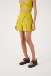Short Linho Braguilha Deslocada