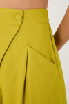 Short Linho Braguilha Deslocada