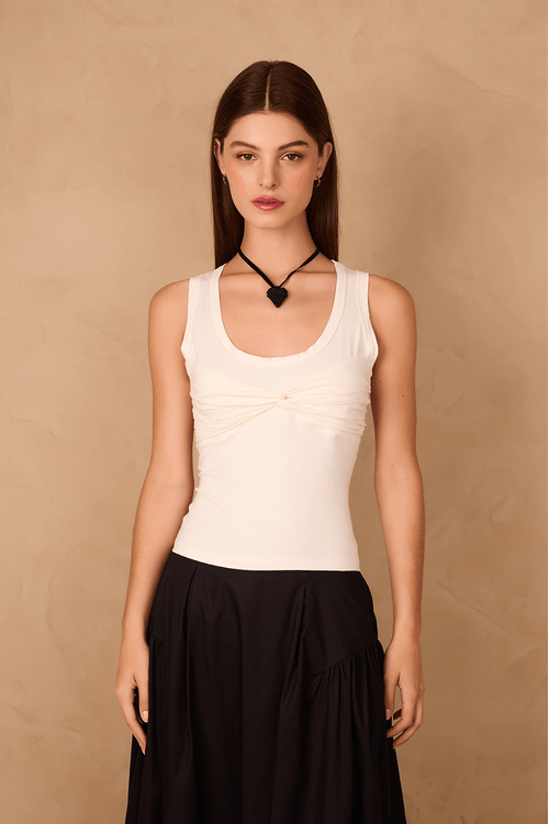 Blusa Com Sobreposição