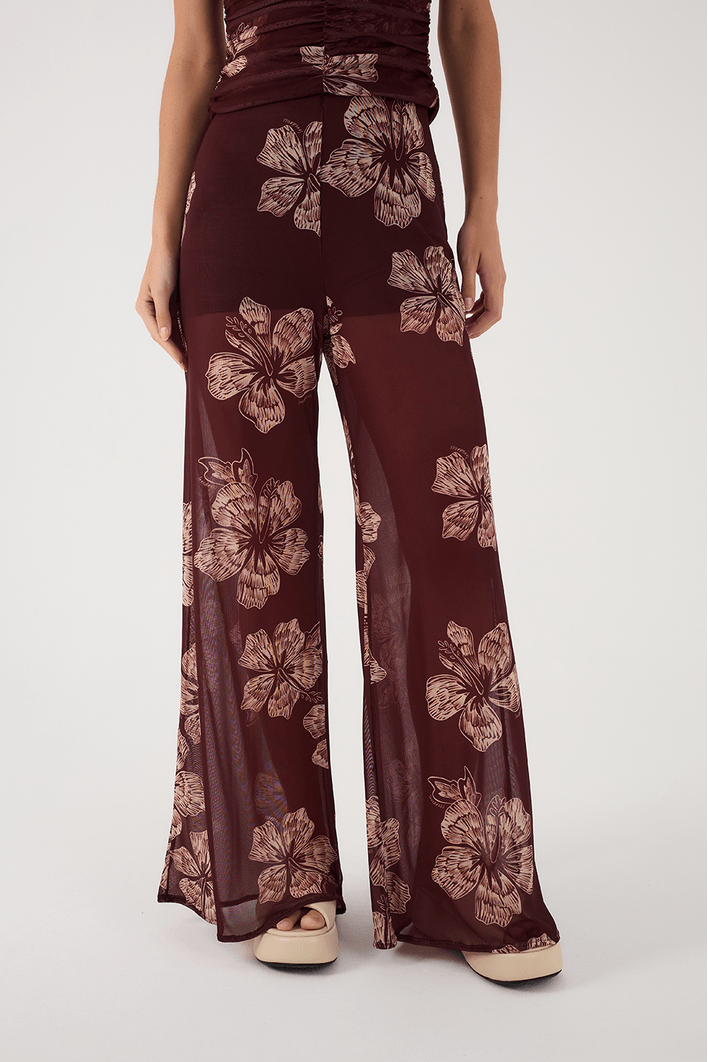 Calça Tule Estampa Grumari