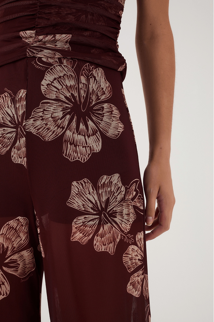 Calça Tule Estampa Grumari