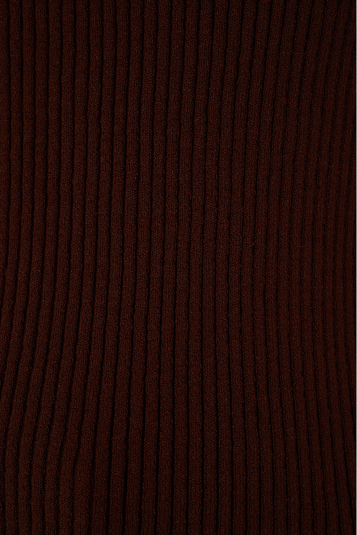 Blusa Tricot Canelada Com Zíper
