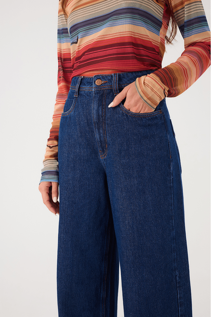Calça Jeans Boyfriend Dark
