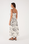 Vestido Midi Estampa Pé Na Areia