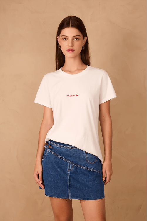 T-shirt Bordado Made In Rio