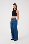 Calça Jeans Recorte Frente
