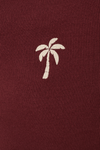 Camiseta Canelada Com Bordado Coqueiro