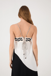 Vestido Cropped Linho Pala Crochê