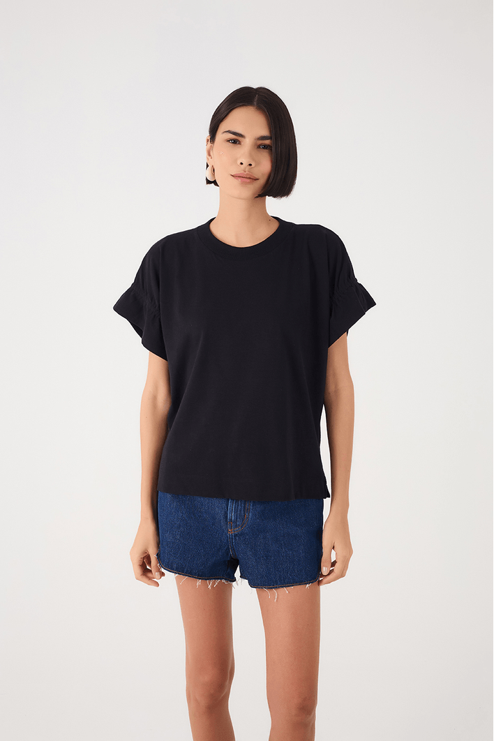 Blusa T-shirt Manga Franzida