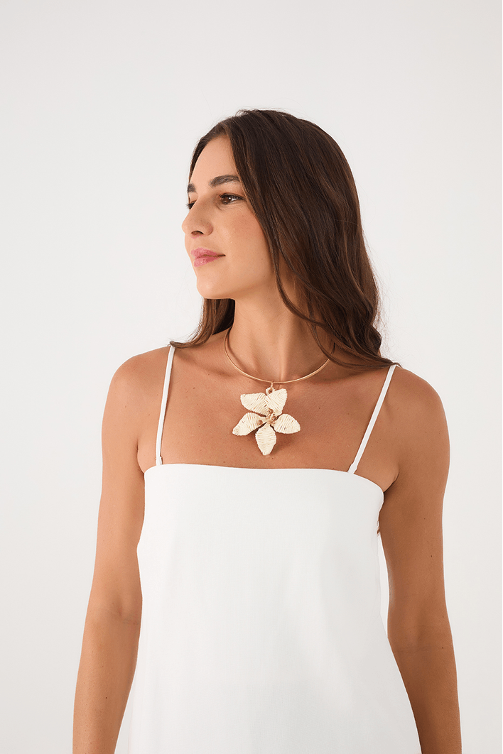 Macaquinho Linho Alça Removivel