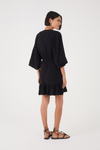 Vestido Curto Cachequer Manga Kimono