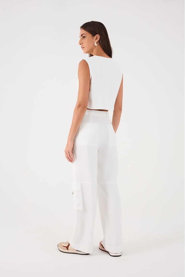 Calça Bolsos Laterais
