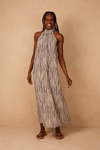 Vestido Cropped Cambraia Estampa Leme