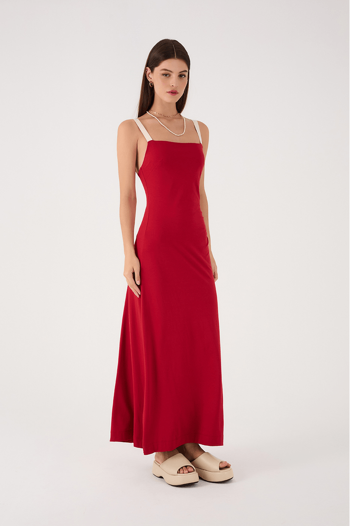 Vestido Cropped Franzido Lateral
