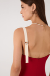 Vestido Cropped Franzido Lateral