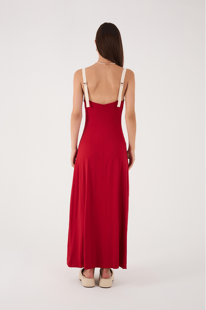 Vestido Cropped Franzido Lateral