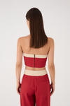 Top Cropped Linho