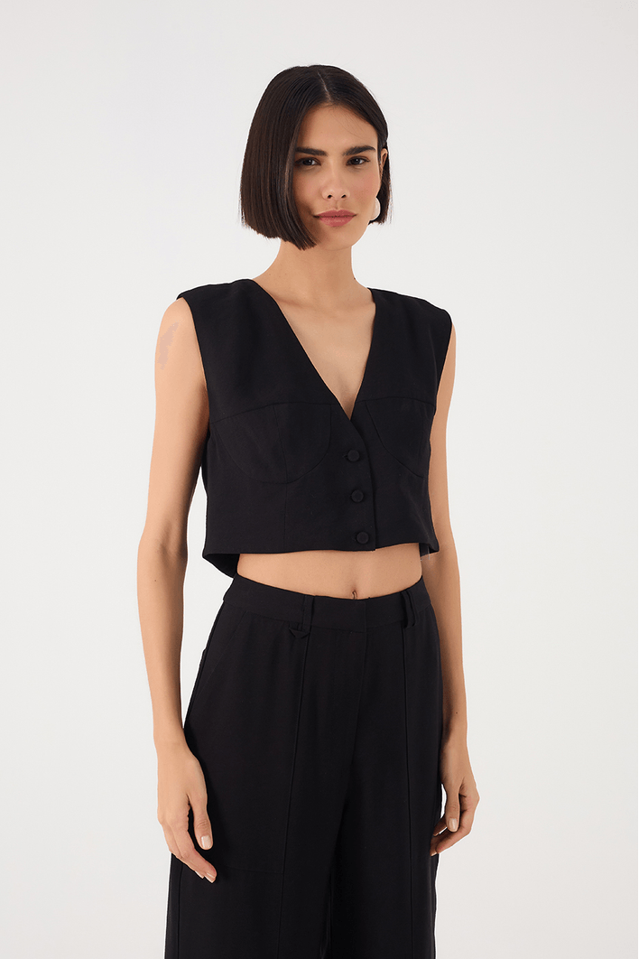 Colete Recorte Busto