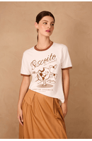 T-shirt Silk Biscoito